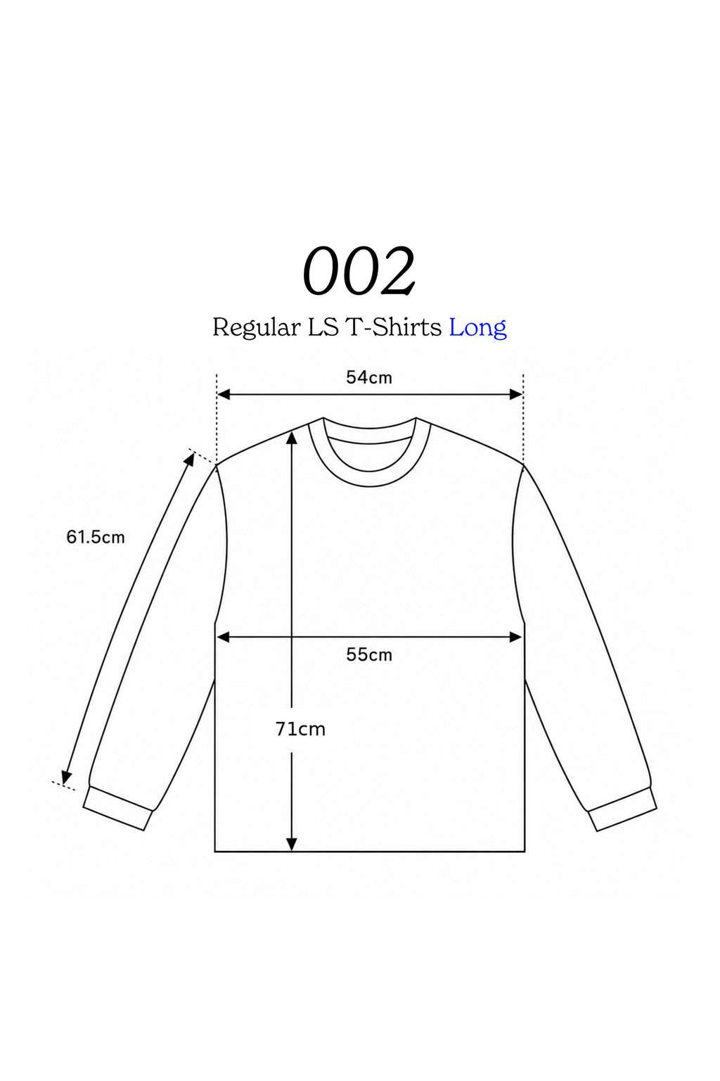 CUE 002 Regular L/S Tee