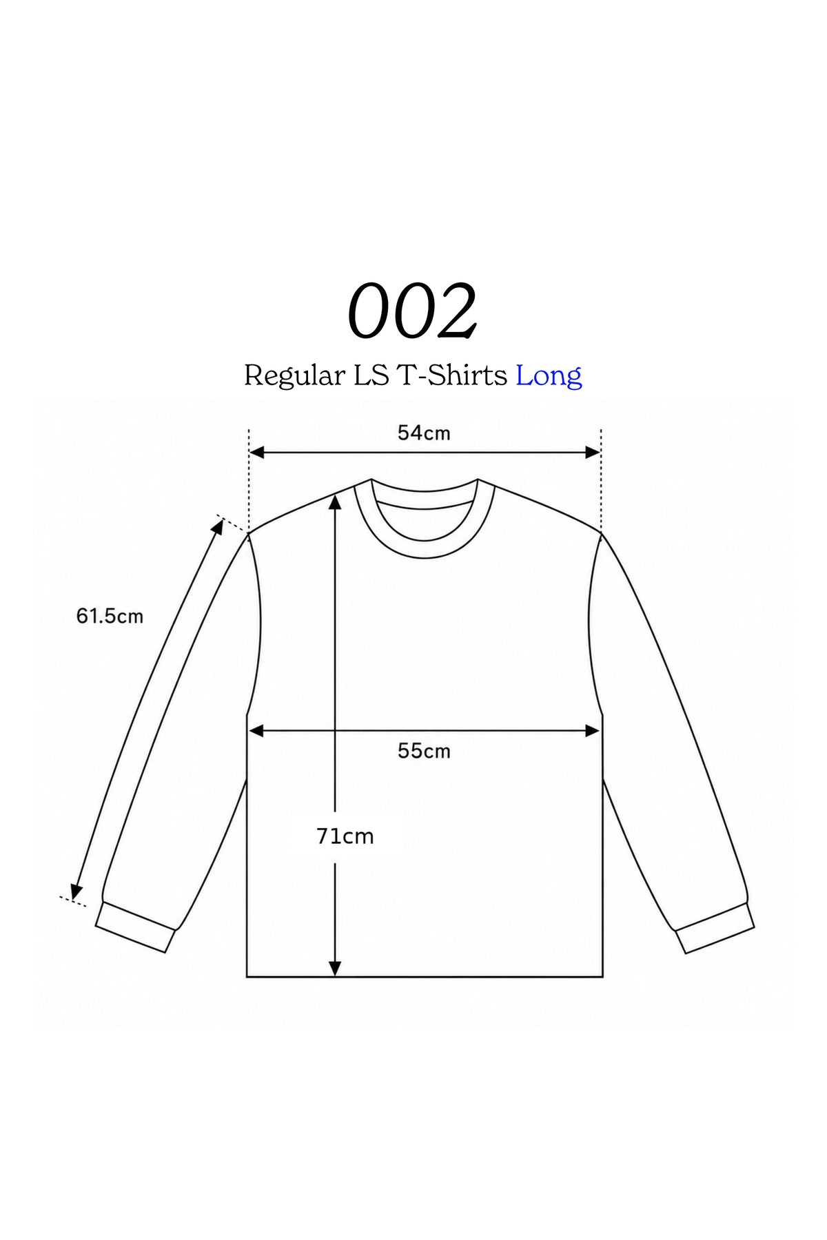 CUE 002 Regular L/S Tee